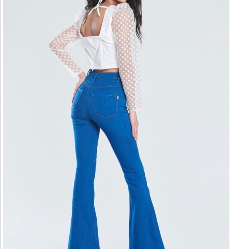 Bellbottom jeans